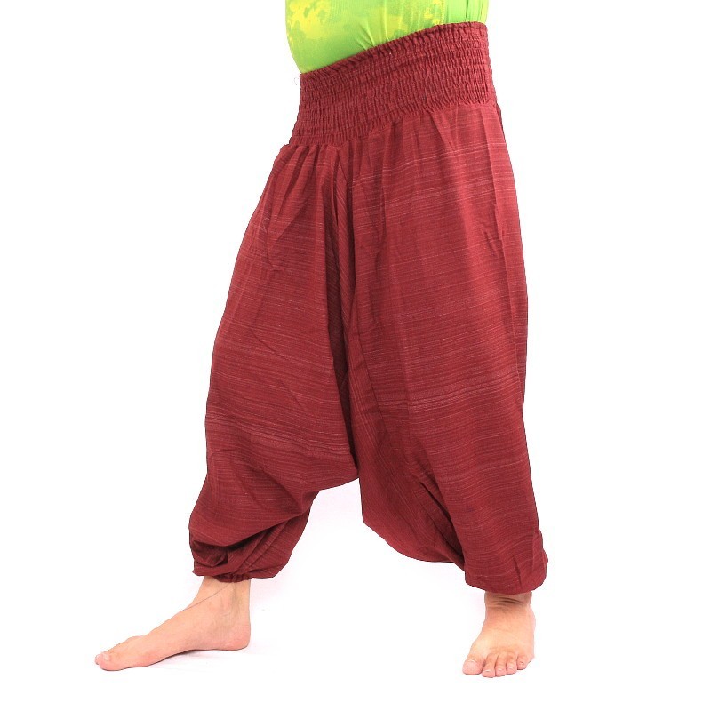 Aladdin Pants Afghan Afghani Trousers Cotton - red ARDT-6