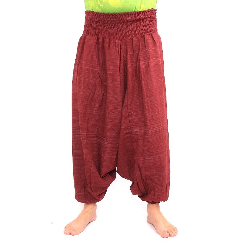 Aladdin Pants Afghan Afghani Trousers Cotton - red ARDT-6