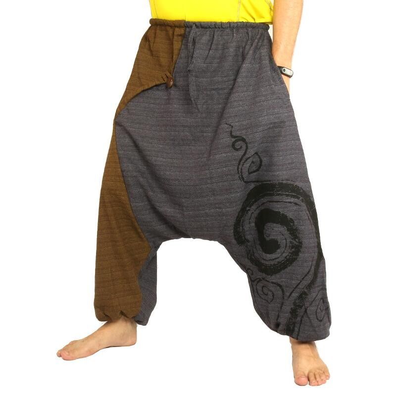 Harem pants two-tone