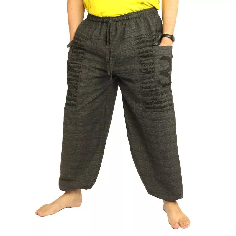 Goa Om harem pants high cut black