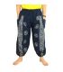 Om Goa trousers with floral print blue