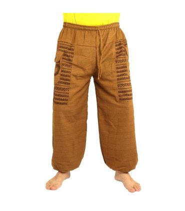 Goa Om harem pants high cut light brown