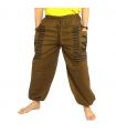 Goa Om harem pants high cut brown
