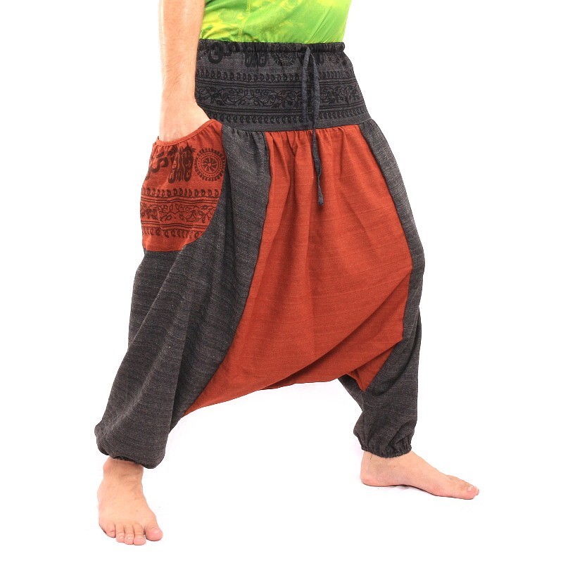 Afghani pants with 2 large side pockets DTA30