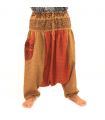 Meditation pants - Om Dharmachakra Buddha's feet