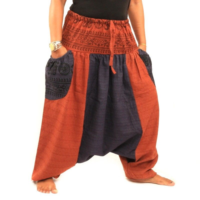 harem pants with 2 large side pockets DTA40