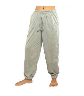 Pantalon Chiller gris avec poches latérales en coton stretch