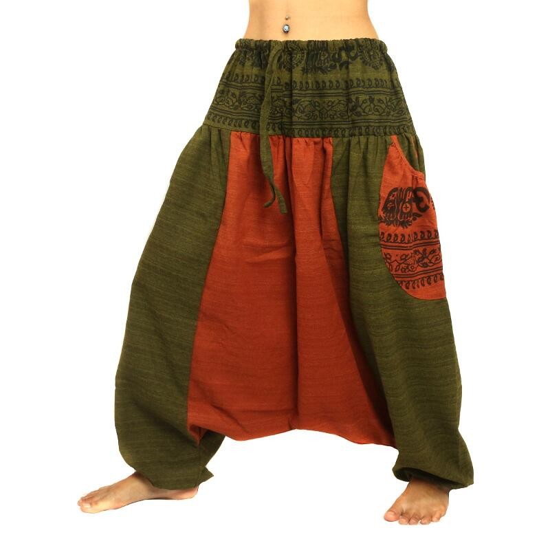 Afghani pants with 2 large side pockets DTA42