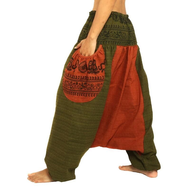 Afghani pants with 2 large side pockets DTA42