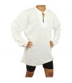 Thai shirt cotton fairtrade white size L