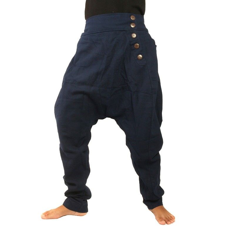 Harem pants cotton blue KKD07