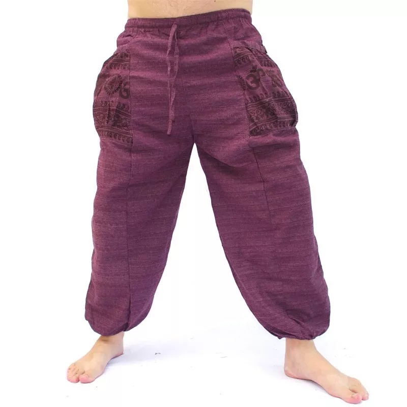 Thai Hippie Hose zum Zubinden Tibet Muster