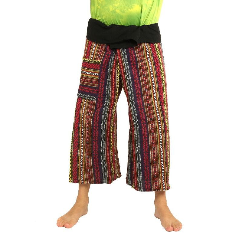 Hmong Hilltribe Wrap Pants from Northern Thailand Handwork SKT-C4