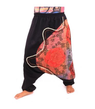 Harem pants Ethnodesign - black