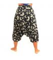 Harem pants with butterfly black