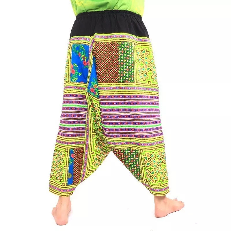 Short harem pants Hmong mountain people