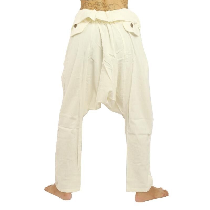 Pantalon - coton - blanc