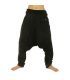 harem pants harem pants - cotton large side pocket - black