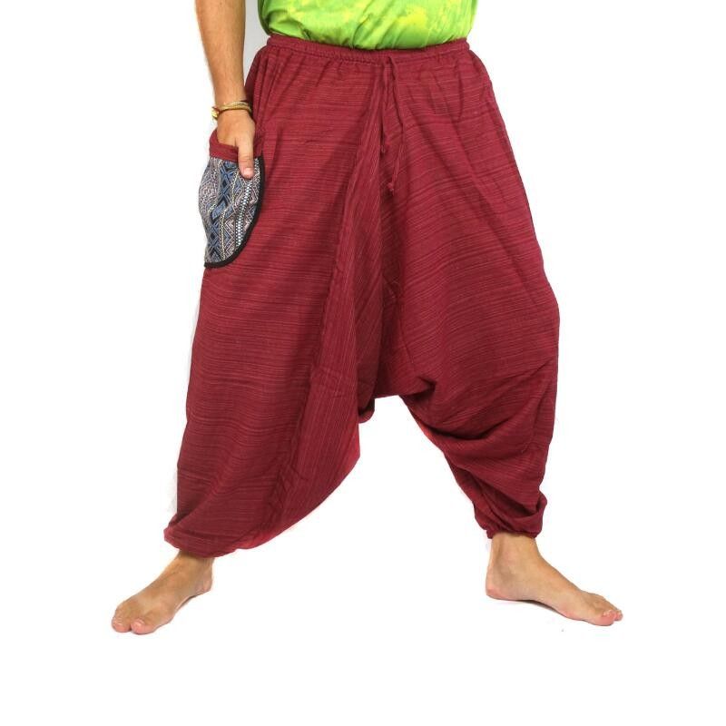 Pantalones de harén rojos