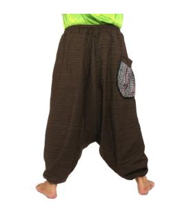Brown harem pants