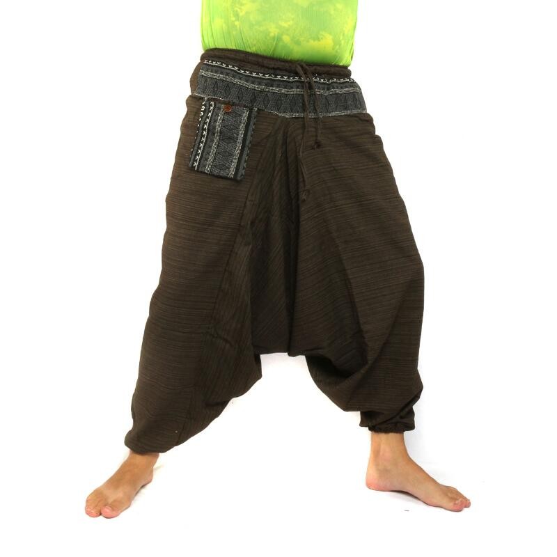 Aladdin Pants Baggy pants Cottonmix - brown A005-6