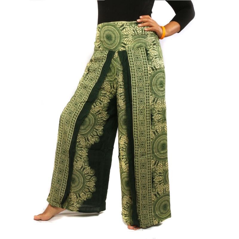 Harem pants viscose Ethno pattern A016-2