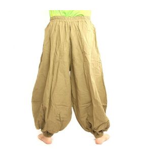 Harem pants cotton khaki