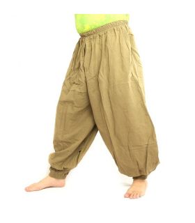 Harem pants cotton khaki