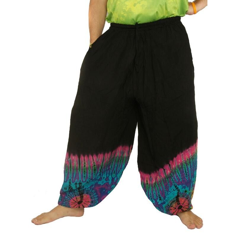 pantalones globo de rayón - batik