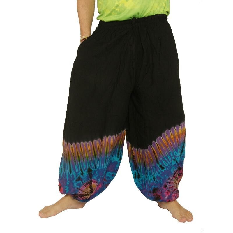 pantalones globo de rayón - batik