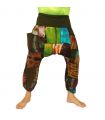Aladin patchwork pants cotton