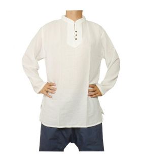 coton thaï chemise blanc taille XXL