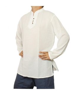 coton thaï chemise blanc taille XXL
