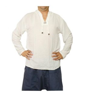 Thai cotton hoodie white size XXL