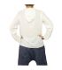 Thai cotton hoodie white size XXL