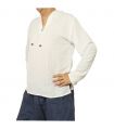 Thai hooded cotton shirt white size XXL