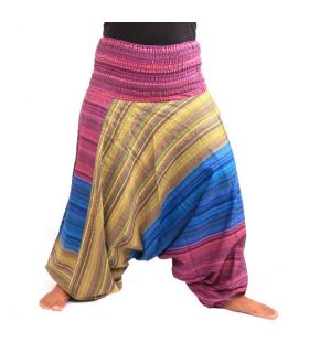 harem pants striped coloured