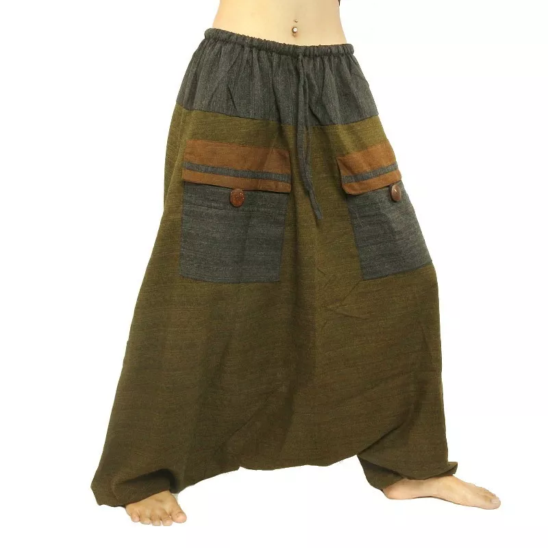 Aladinhose mit großen Taschen