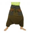 Harem pants with large pockets