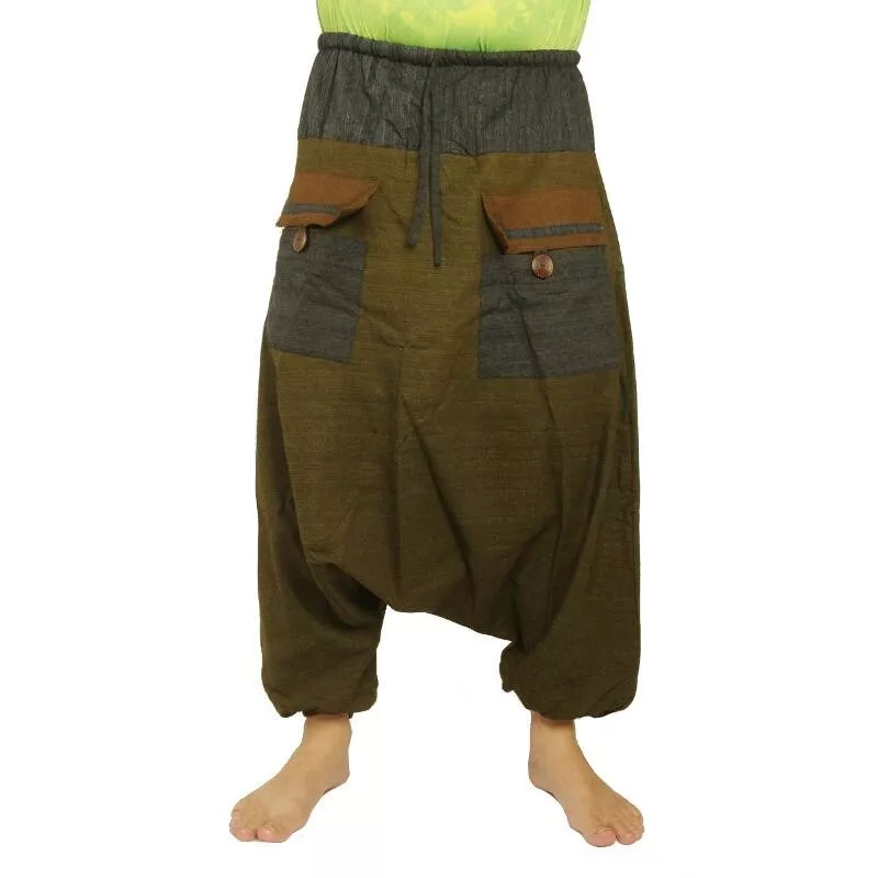 Aladinhose mit großen Taschen