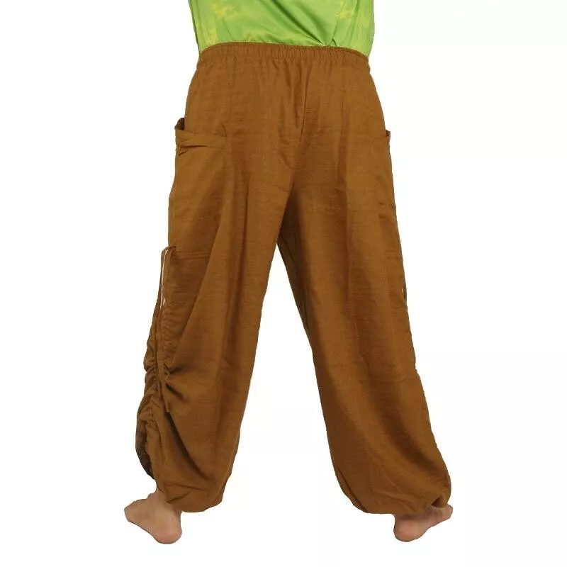 Harem pants ethno print khaki