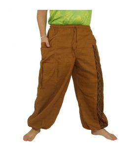 Harem pants ethno print khaki