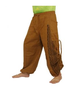 Harem pants ethno print khaki