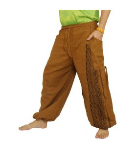 Harem pants ethno print khaki