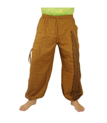 Harem pants ethno print khaki