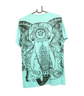 "Espejo" Ganesha Elephant T-shirt talla M