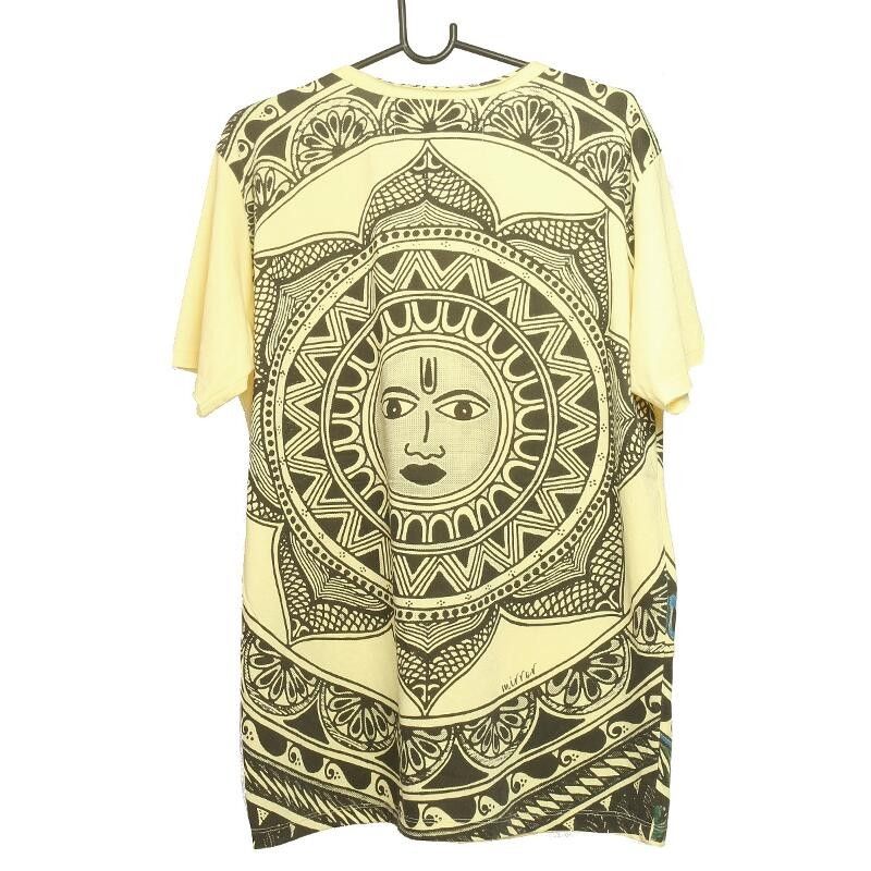 "Mirror" mandala sun T-shirt size L