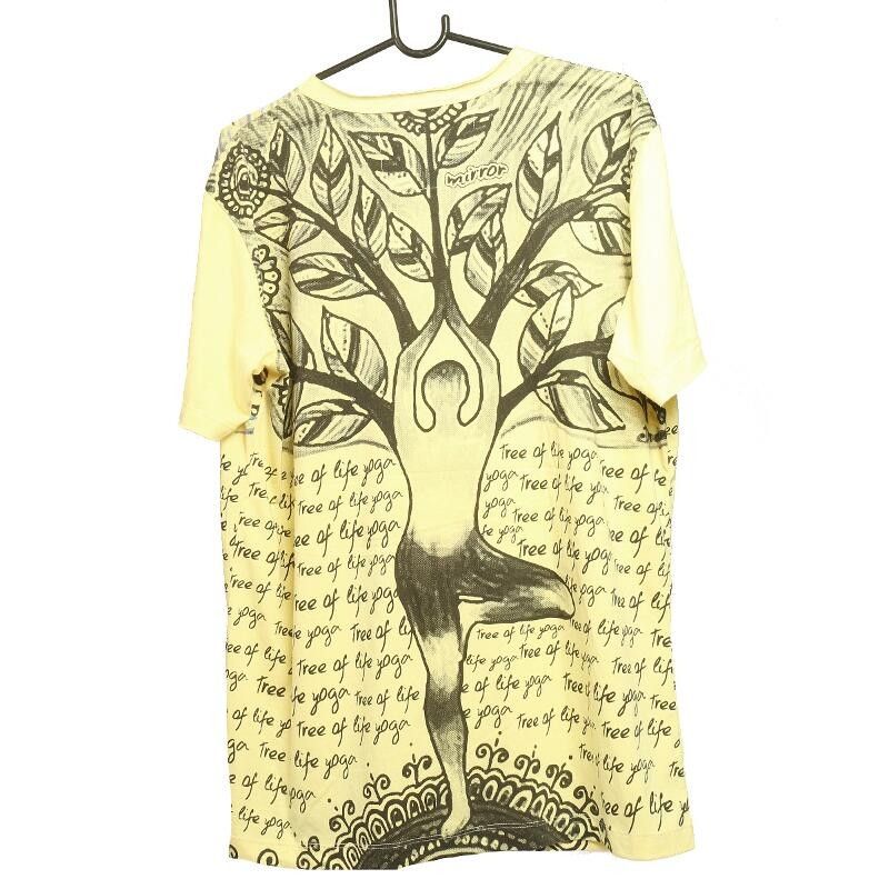 "Mirror Tree of Life" Tree of Life T-Shirt Size L