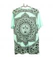 "Mirror" Mandala Sun T-shirt size L