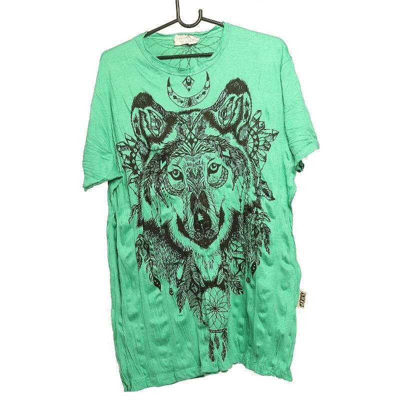 "Sure" Wolf Dreamcatcher T-shirt Taille L